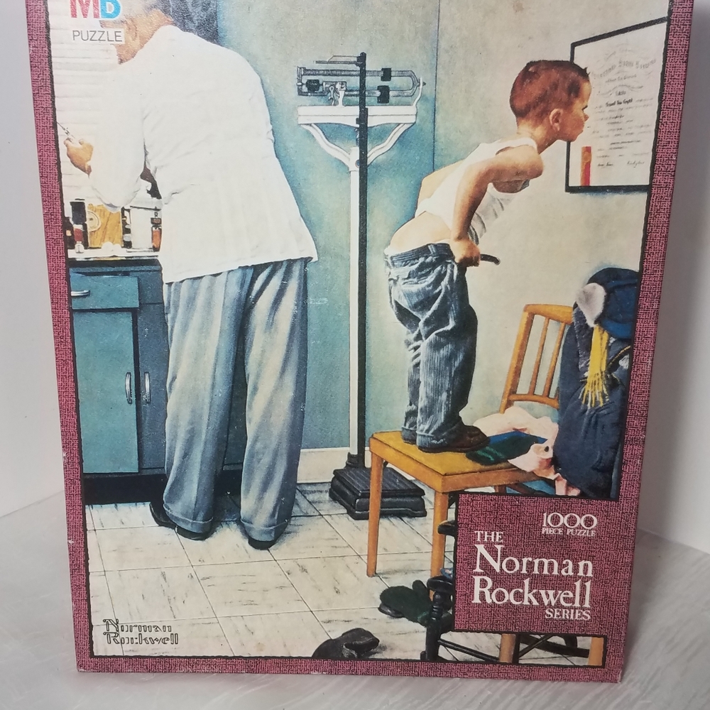 1990 Sealed Norman Rockwell 1000 Piece Puzzle